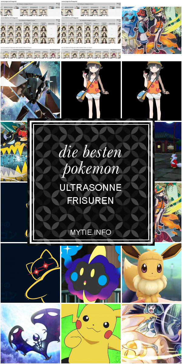 Die Besten Pokemon Ultrasonne Frisuren